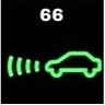 Adaptif seyir kontrolü açık *Adaptive Cruise control