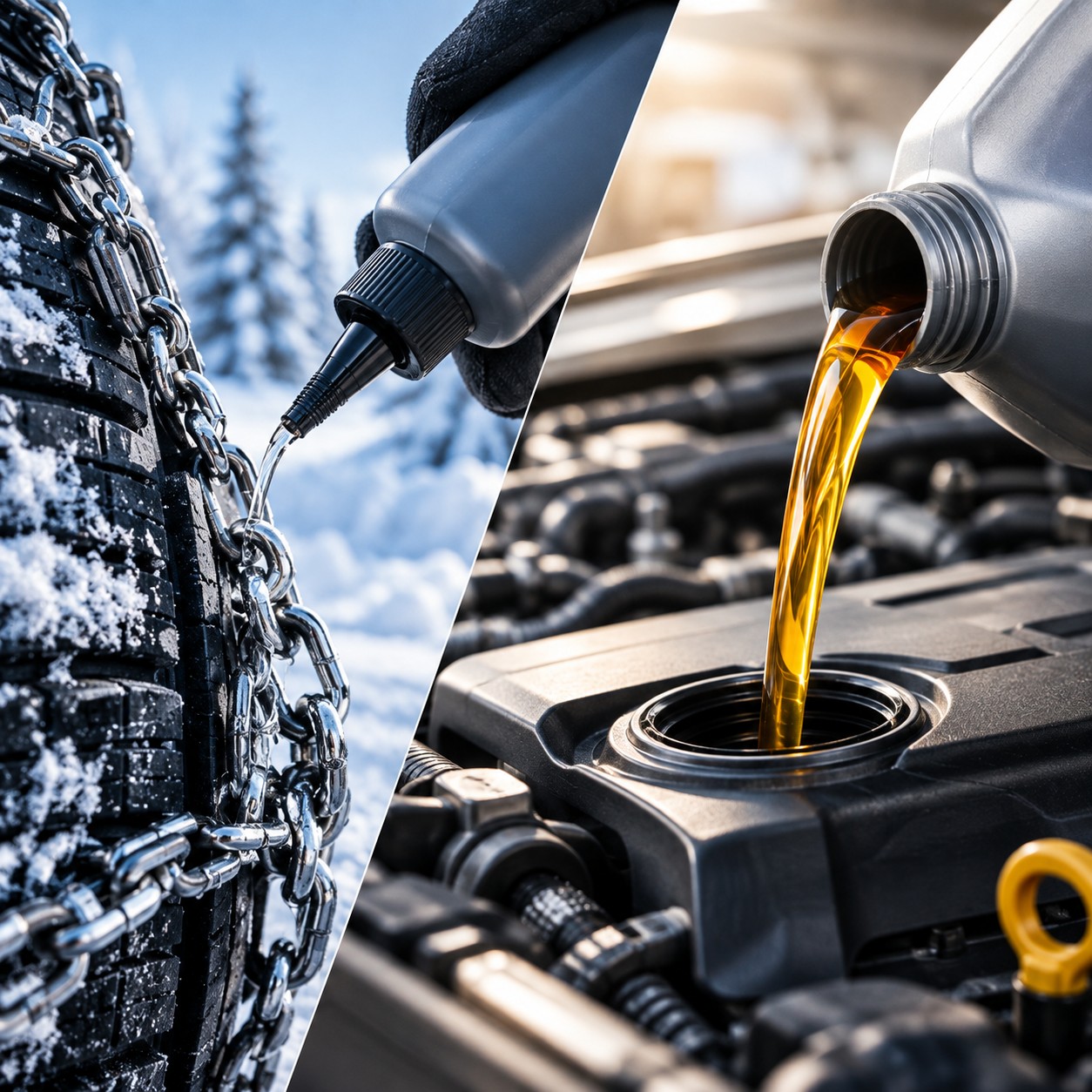 Zincir Yağı ile Motor Yağı