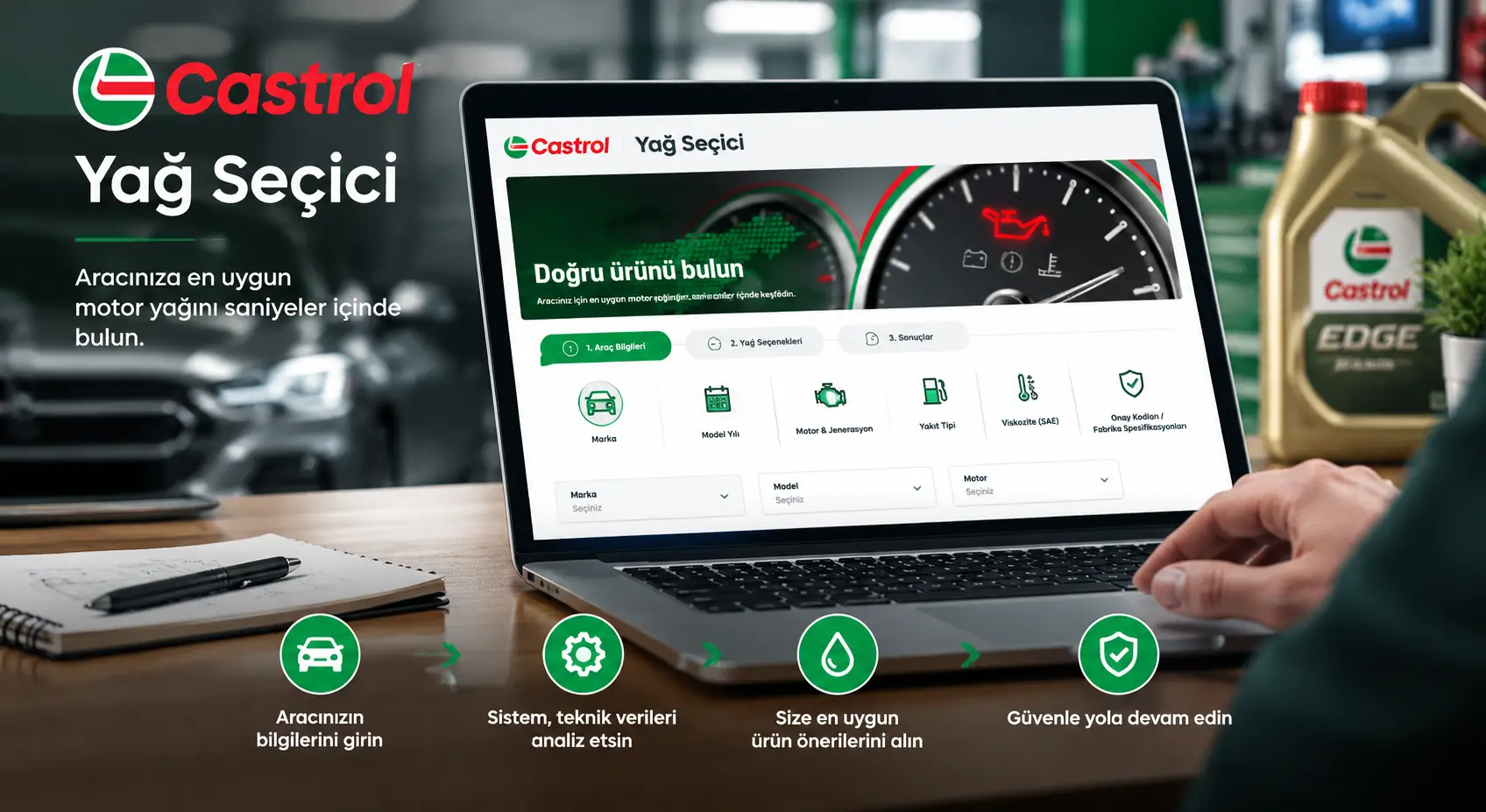 Castrol Yağ Seçici Nedir? Nasıl Kullanılır?